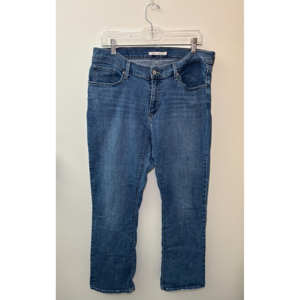 Levi‎ Jeans Curvy Bootcut Women's 33 Blue